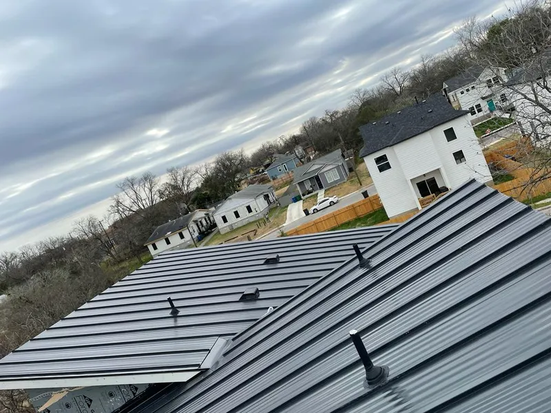 Standing seam metal roof panels with vents for Skylight Repair in Waimanalo